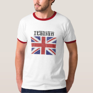 T-Shirt drôle pour homme avec drapeau britannique