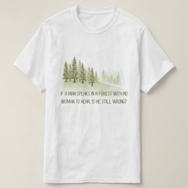 T-shirt drôle pour hommes (Design devant)