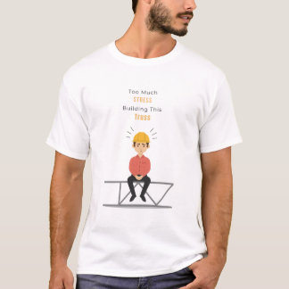 T-shirt drôle pour ingénieur civil Si contrainte