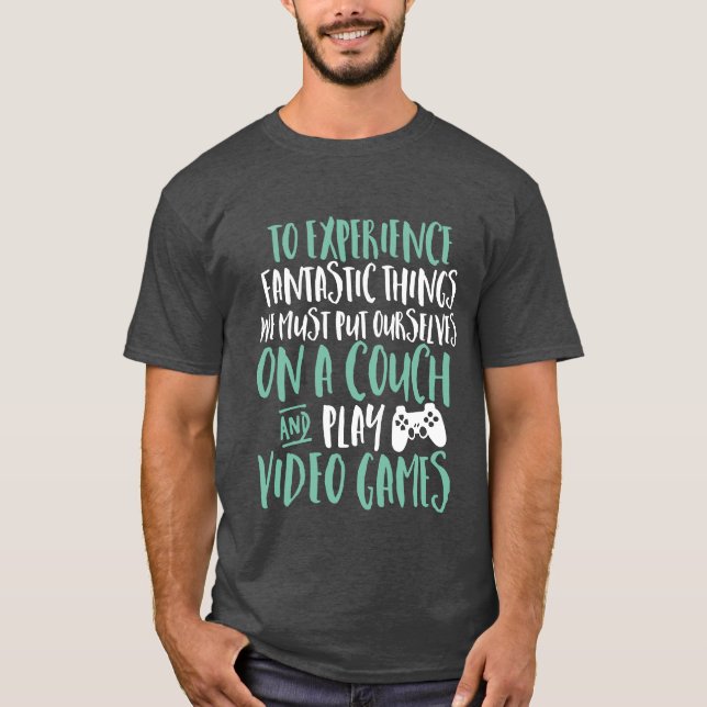 T-shirt drôle pour Jeux Vidéo Geek et Gamer (Devant)