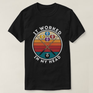 T-shirt drôle pour joueur de billard – Cadeau humo