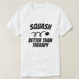 T-shirt drôle pour joueurs de squash ou coach