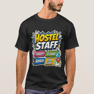 T-shirt drôle pour le personnel d'auberge