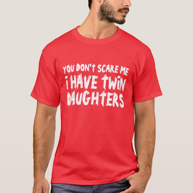 T-shirt drôle pour les papas qui ont des filles ju (Devant)
