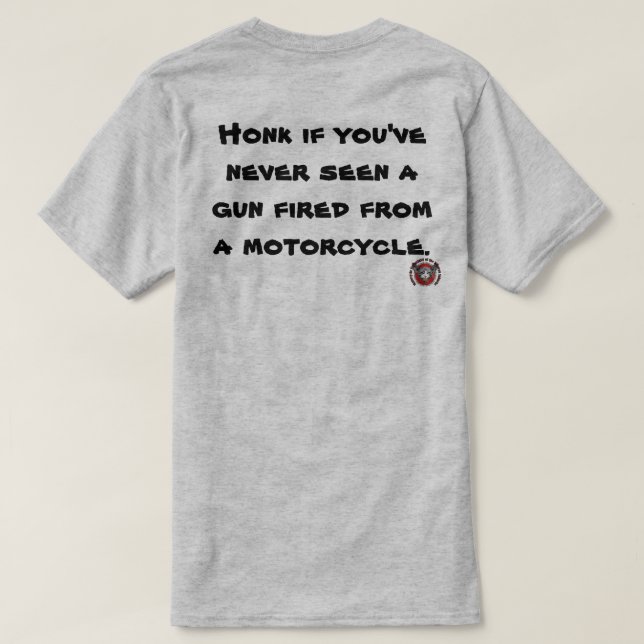 T-shirt drôle pour motard (Design dos)