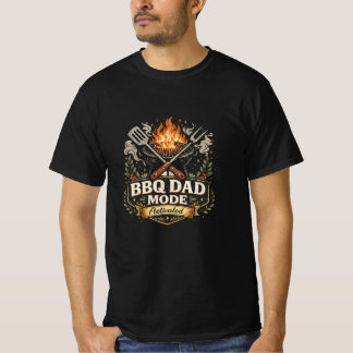 T-shirt drôle pour papa en mode BBQ pour le maître