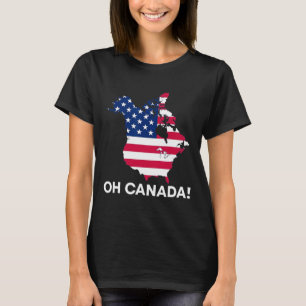 T-shirt Drôle Président Donald Trump Oh Canada Amérique de