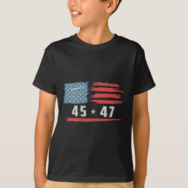 T-shirt Drôle président Qr Trump Dance Code 2 Côté (Devant)