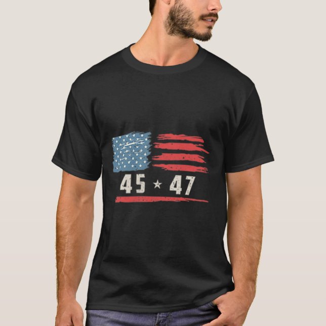 T-shirt Drôle président Qr Trump Dance Code 2 Côté (Devant)