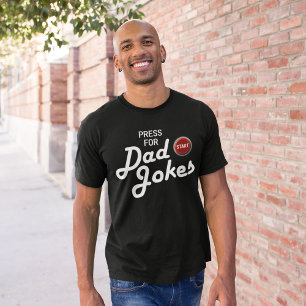 T-shirt Drôle Presse pour les blagues papa