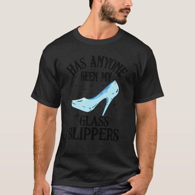 T-shirt Drôle Princesse en verre Chaussures Femmes Fairy T (Devant)