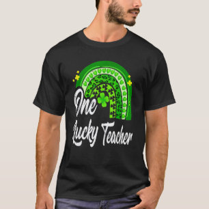 T-shirt Drôle Prof Chanceux Arc-en-ciel St Patrick 2019 D