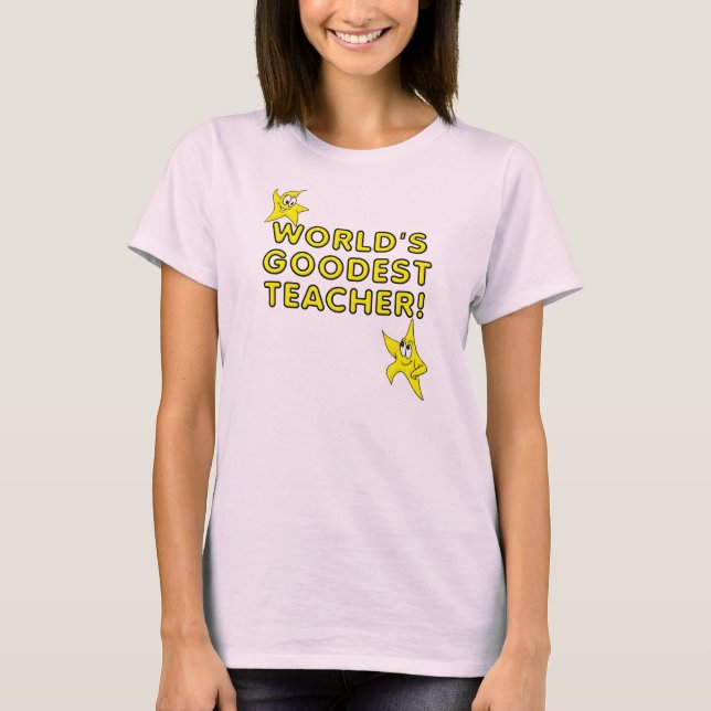 T-Shirt Drôle Professeur le Meilleur du Monde (Devant)
