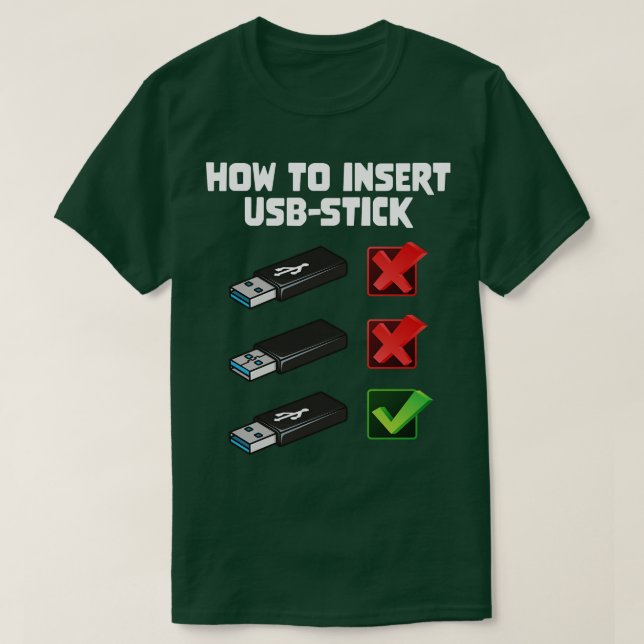 T-shirt Drôle Programateur Joke Ordinateur Nerd Comment In (Design devant)