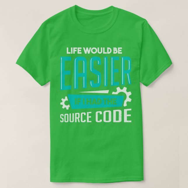 T-shirt Drôle programmeur programmeur Coder Cadeau (Design devant)