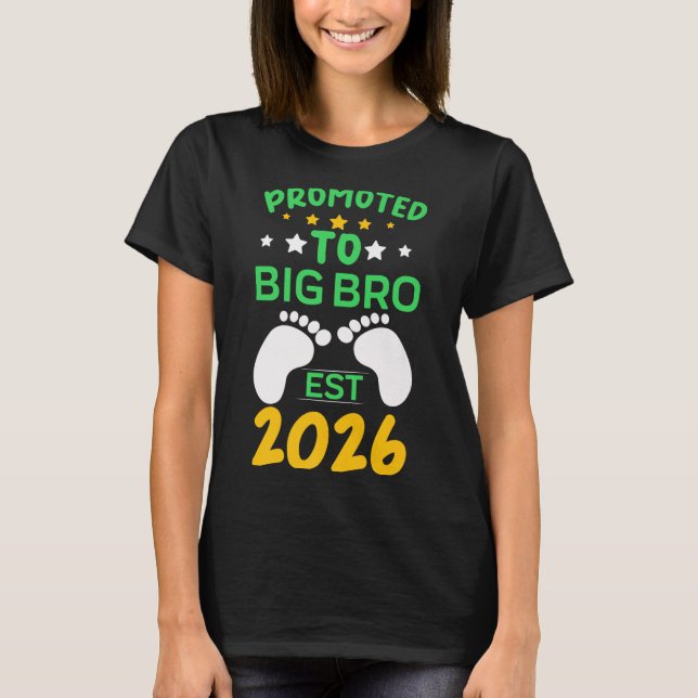 T-shirt Drôle Promu À Big Brother 2026 Bientôt Être Gros (Devant)