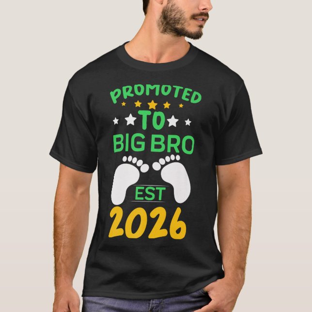 T-shirt Drôle Promu À Big Brother 2026 Bientôt Être Gros (Devant)