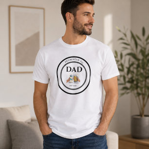T-shirt drôle « Promu Papa dès 2026 »