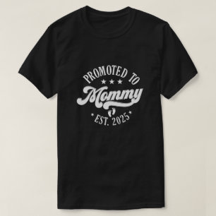 T-shirt drôle 'Promue Maman 2025' – Parfait F