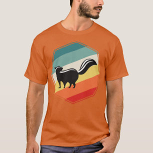 T-shirt Drôle puant Écureuil plat Écureuil animal Cadeau S