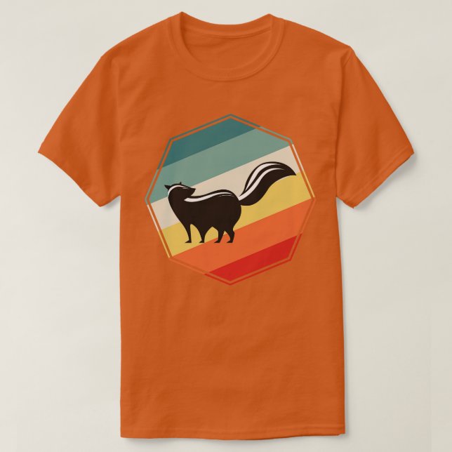 T-shirt Drôle puant Écureuil plat Écureuil animal Cadeau S (Design devant)