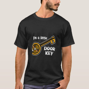 T-shirt Drôle Pun Je suis Un Petit Clé De Porte Mauvais Pu