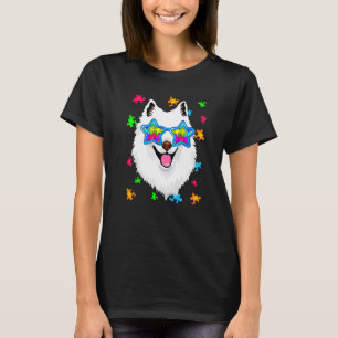 T-shirt Drôle Puzzle Eskimo Américain Chiens de sensibilis
