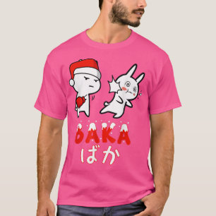 T-shirt Drôle Pyjama de Noël, Anime Baka Idiot Rabbit Bu