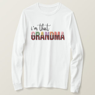 T-shirt Drôle que l'art du mot grand-mère