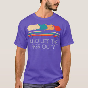 T-shirt Drôle Qui Laissera Les Cochons À Guinéen Propriéta
