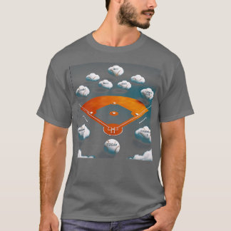 T-shirt Drôle Qui Sur Le Premier Baseball Vintage Plaisant