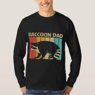 T-shirt Drôle Raccoon Design Pour Papa Père Common Raccoon