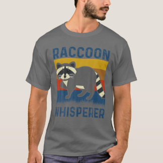 T-shirt Drôle Raccoon Whisperer