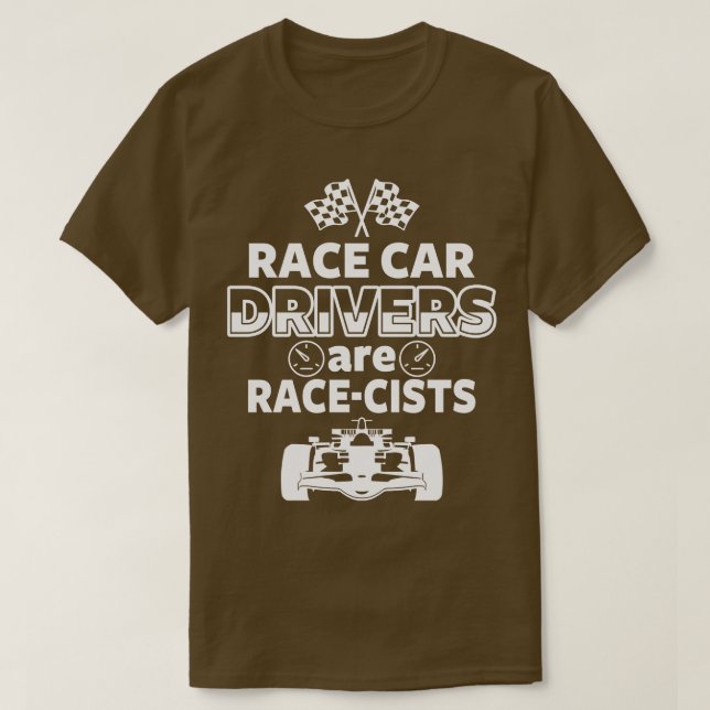 T-shirt Drôle Race Driving Slogan F1 Formula One Funny Me (Design devant)