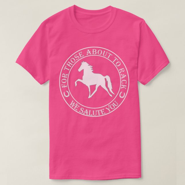 T-shirt Drôle Racing Cheval T Shirt Tennessee Hors Promena (Design devant)