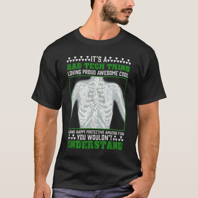 T-shirt Drôle Rad Tech Blague X-ray Humour radiologique (Devant)
