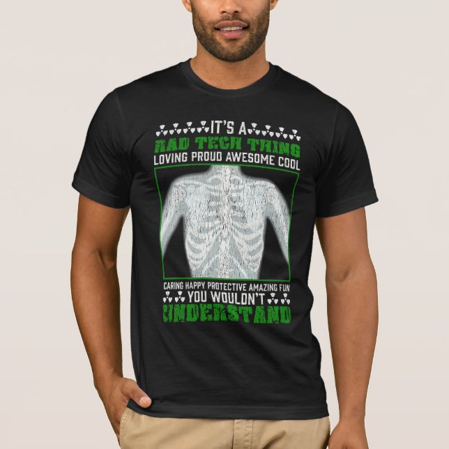 T-shirt Drôle Rad Tech Blague X-ray Humour radiologique (Devant)