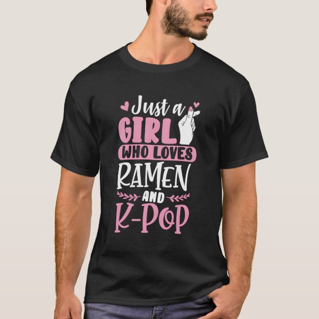 T-shirt Drôle Ramen Lover Don Juste Une Fille Qui Aime Ram (Devant)