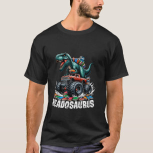 T-shirt Drôle Readosaurus T Rex Dinosaur Lecture Livres Mo