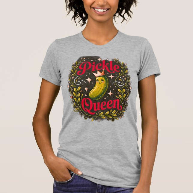 T-shirt drôle Reine des Cornichons - Amateur de co (Devant)