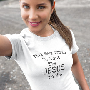 T-shirt Drôle Religieux Sud Dire Clair