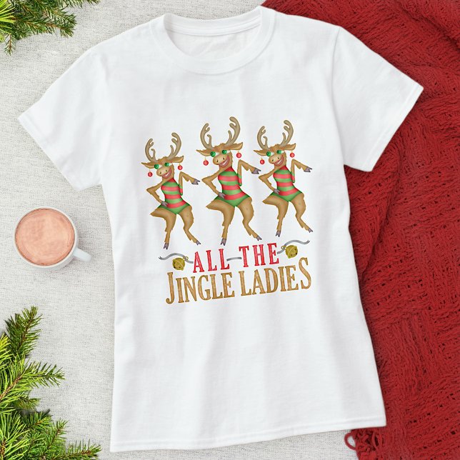T-shirt Drôle Rendez-vous de Noël Toutes les Dames Jingle (Créateur téléchargé)