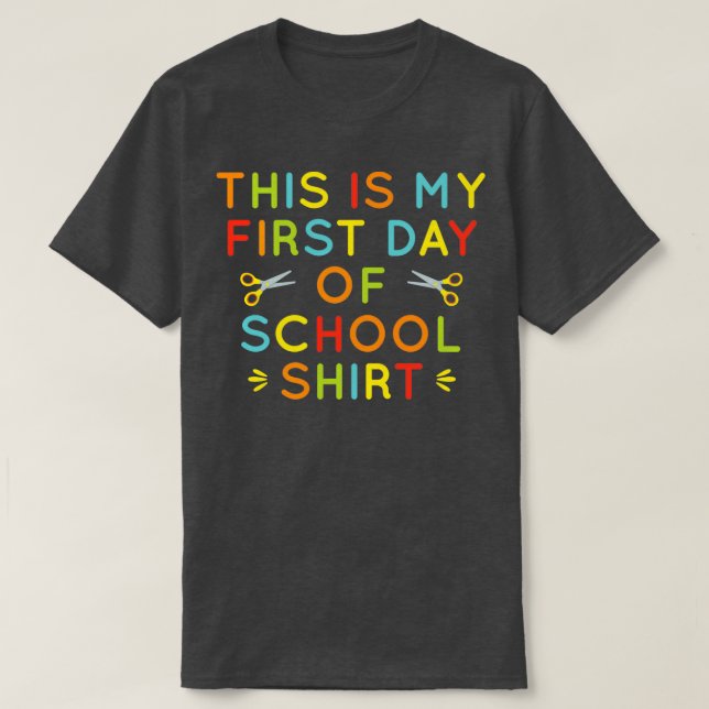 T-shirt Drôle Retour À La Conception De L'École Pour Les É (Design devant)