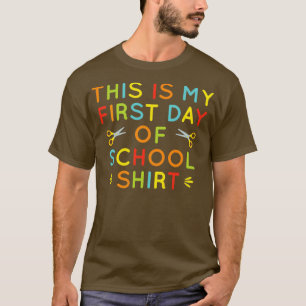 T-shirt Drôle Retour À La Conception De L'École Pour Les É