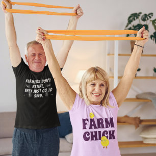 T-shirt Drôle Retraite des agriculteurs