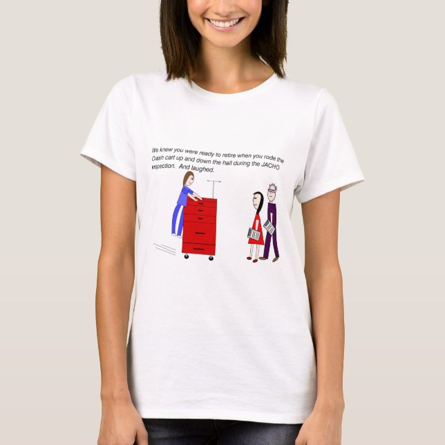 T-shirt Drôle Retraite des infirmières (Devant)