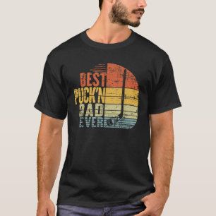 T-shirt Drôle Retro Hockey papa meilleur canon n papa jama