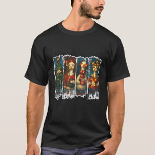 T-shirt Drôle Rétro Joyeux Goosemas Noël Oie Silly X