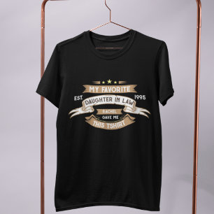 T-shirt Drôle Retro Père Vintage Mère M'A Donné Ceci