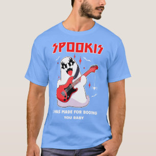 T-shirt Drôle rétro Rock Feuille Fantôme Hommes Enfants Fe